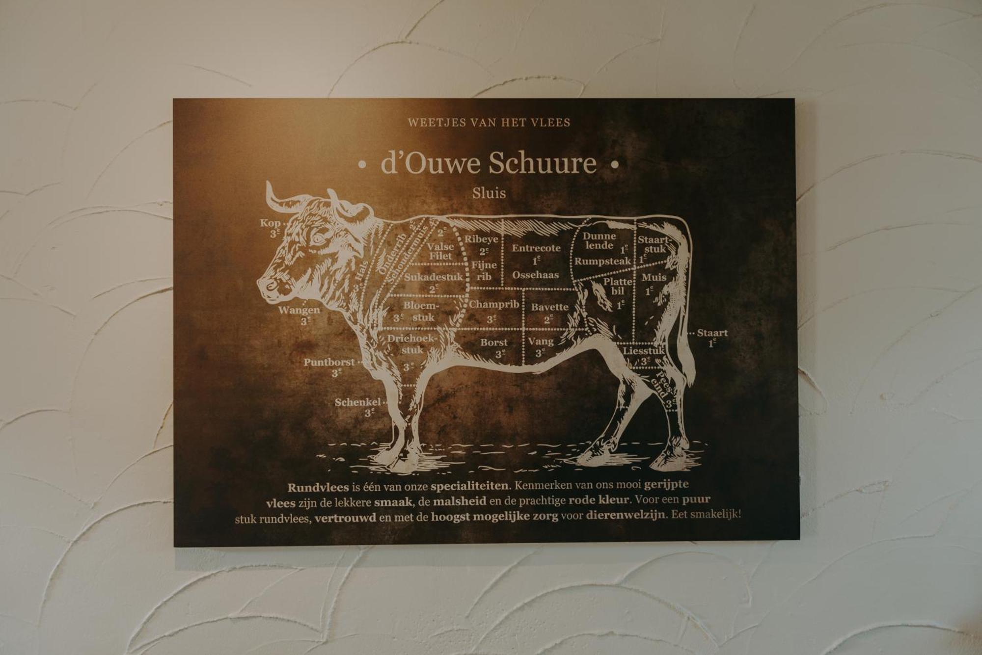 Ouwe Schuure Bed & Breakfast Sluis Exterior photo